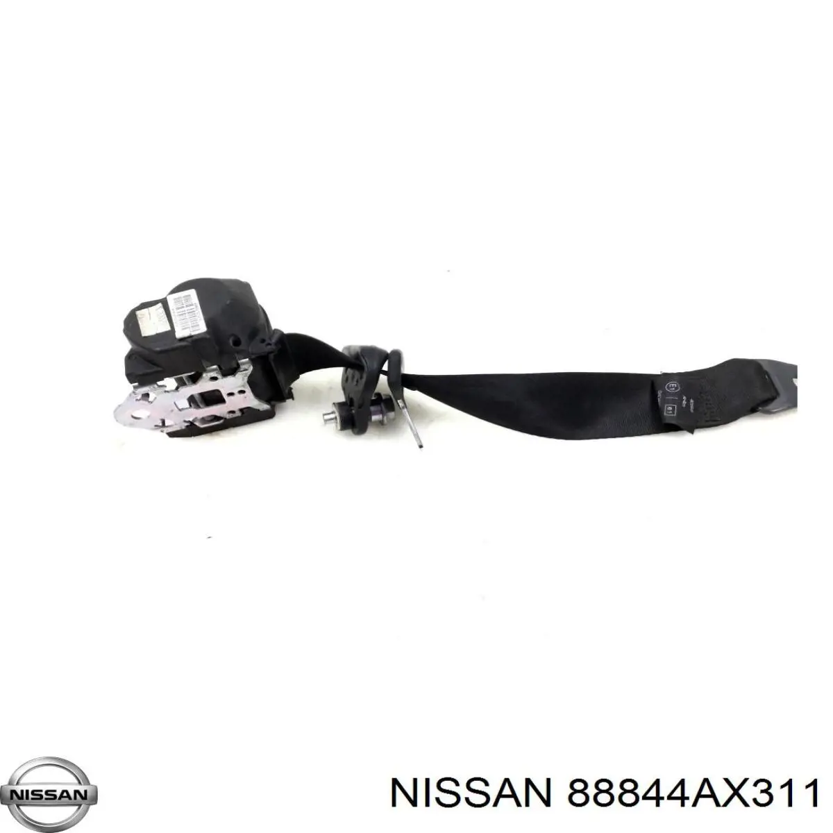 Пасок безпеки задній правий Nissan/Infiniti 88844AX311 ціна, від 15.20 USD