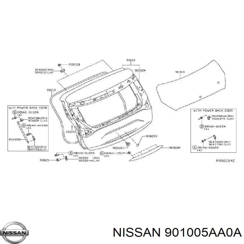  Nissan/Infiniti 901005AA0A ціна, від 760.00 USD
