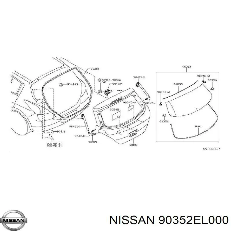 90352EL000 Nissan/Infiniti 