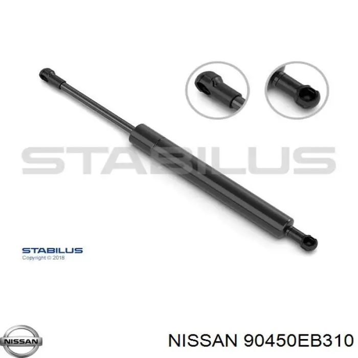 Амортизатор двері задньої Nissan/Infiniti 90450EB310 ціна, від 7.62 USD