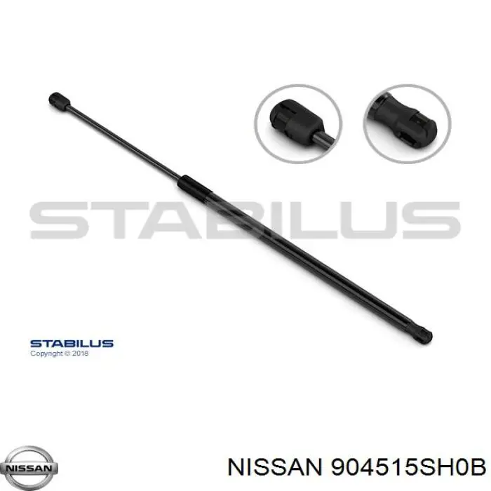 904515SH0B Nissan/Infiniti Амортизатор кришки багажника / двері 3/5-ї задньої