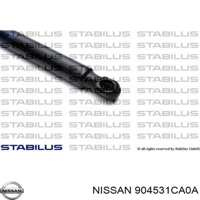 Амортизатор двері задньої Nissan/Infiniti 904531CA0A ціна, від 11.04 USD