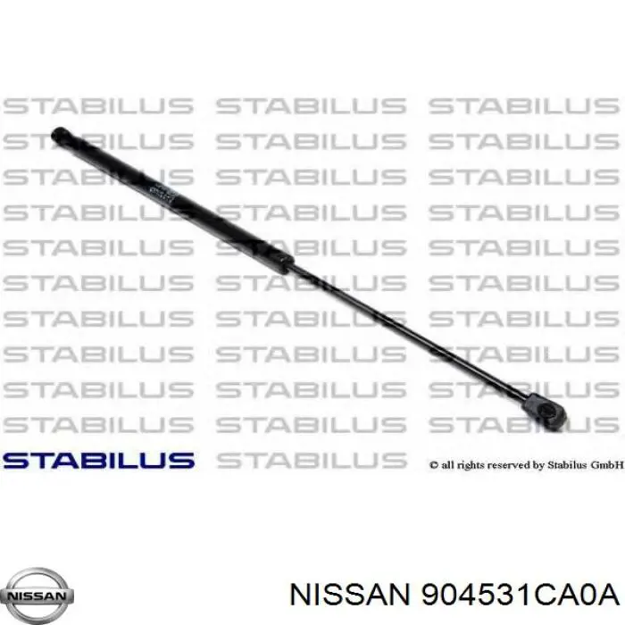 904531CA0A Nissan/Infiniti Амортизатор кришки багажника / двері 3/5-ї задньої