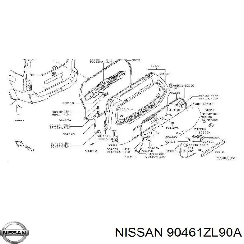 90461ZL90A Nissan/Infiniti