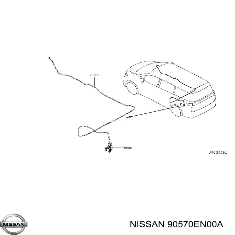  90570EN00A Nissan