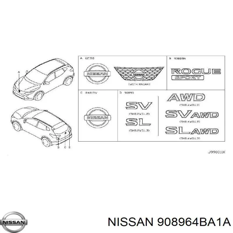 908964BA1A Nissan/Infiniti 