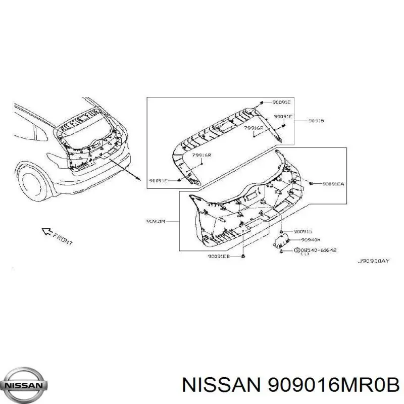 909016MA0B Nissan/Infiniti 