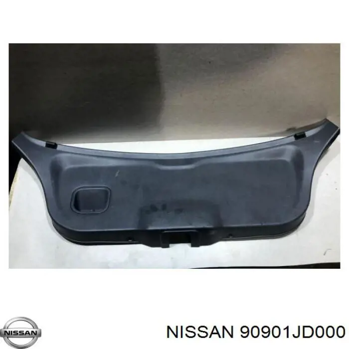 Обшивка-облицювання кришки багажника на Nissan Qashqai (J10)