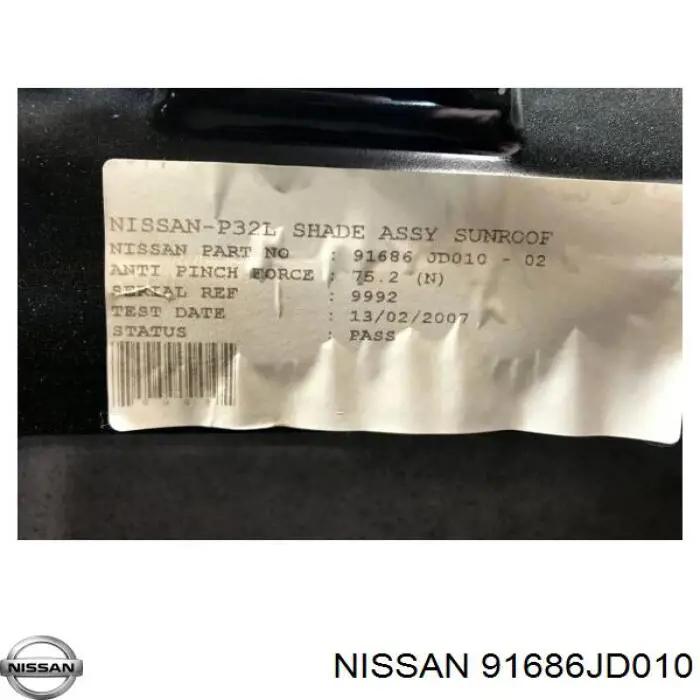 Купити 91686JD010 Nissan/Infiniti 