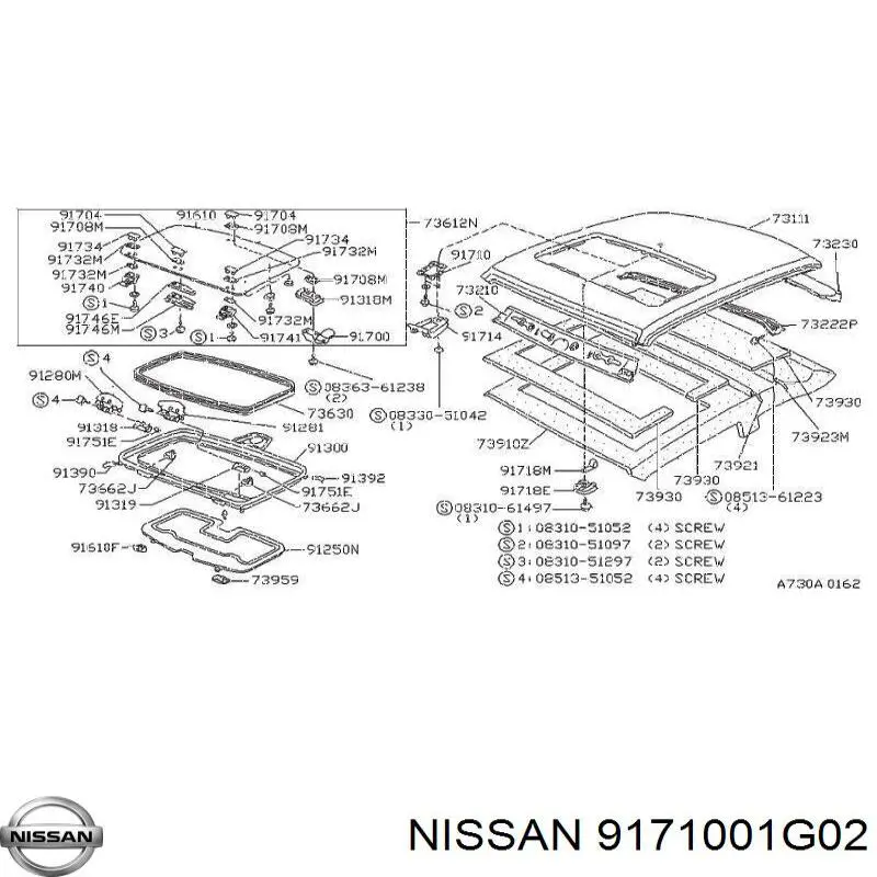  9171001G02 Nissan/Infiniti