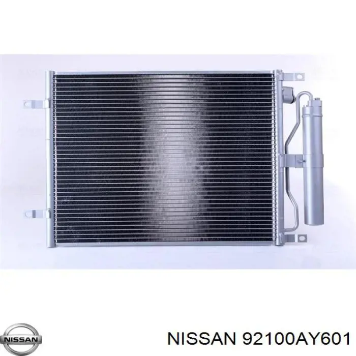 Конденсатор кондиціонера Nissan/Infiniti 92100AY601 ціна, від 63.33 USD