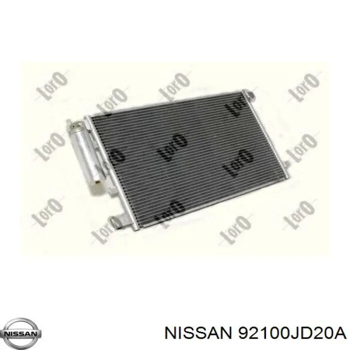 Конденсатор кондиціонера Nissan/Infiniti 92100JD20A ціна, від 77.90 USD
