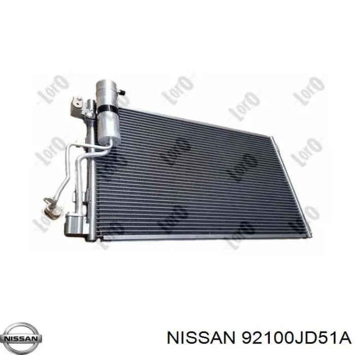 Конденсатор кондиціонера Nissan/Infiniti 92100JD51A ціна, від 75.99 USD