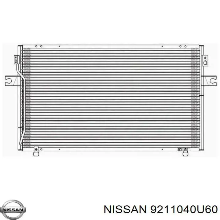 9211040U60 Nissan радіатор кондиціонера