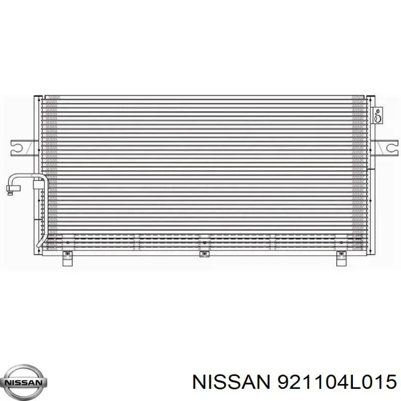Конденсатор кондиціонера Nissan/Infiniti 921104L915 ціна, від 116.59 USD