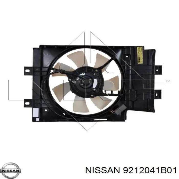 Дифузор радіатора кондиціонера, в зборі з крильчаткою і двигуном Nissan/Infiniti 9212041B01 ціна, від 48.17 USD