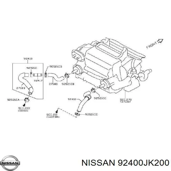  Nissan/Infiniti 92400JK200 ціна, від 29.73 USD