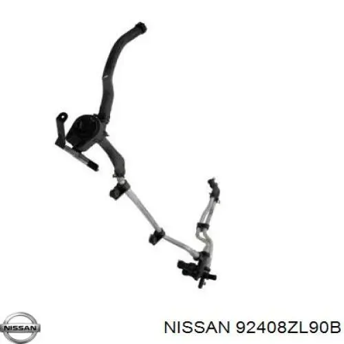 92408ZL90B Nissan/Infiniti Шланг радіатора опалювача/грубки