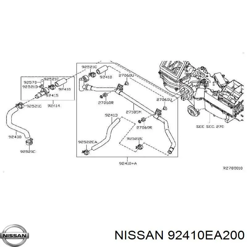 92410EA200 Nissan/Infiniti 