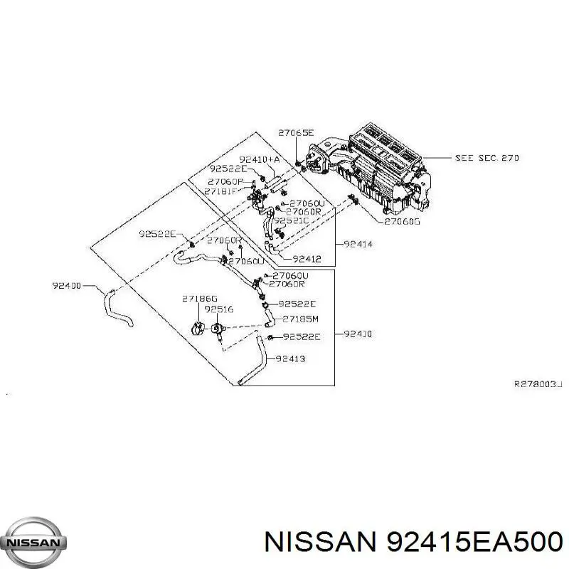 92415EA500 Nissan/Infiniti 