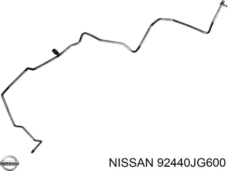 92440JG600 Nissan/Infiniti Шланг кондиціонера, від радіатора до випарника