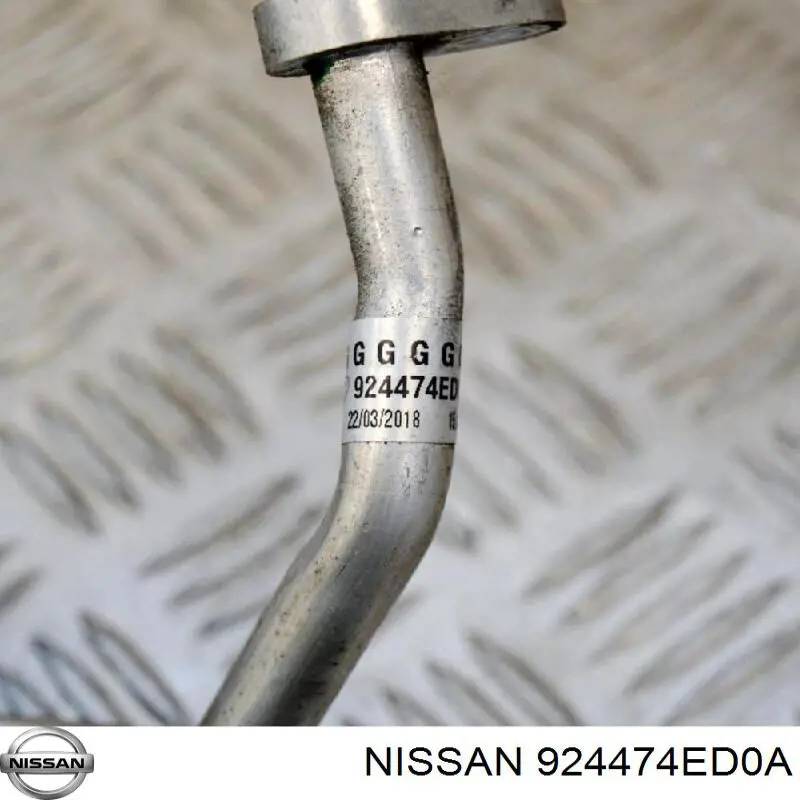 Шланг кондиціонера, від компресора до радіатора 924474ED0A Nissan/Infiniti