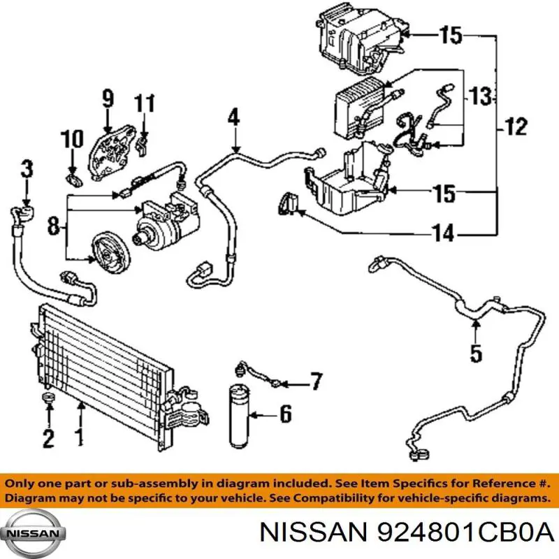 Купити 924801CB0A Nissan/Infiniti 