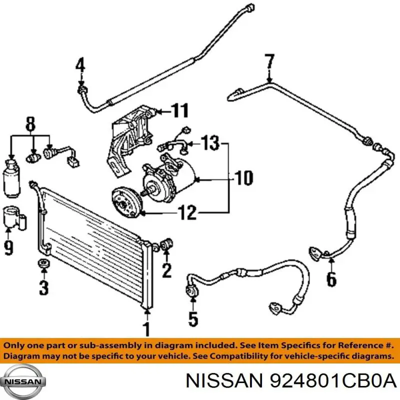  Nissan/Infiniti 924801CB0A ціна, від 55.56 USD
