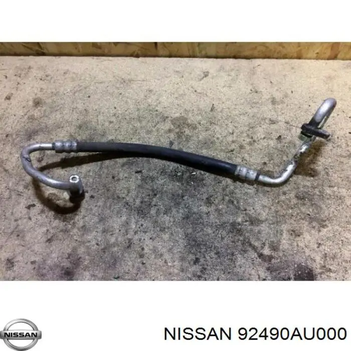92490AU000 Nissan/Infiniti Шланг кондиціонера, від компресора до радіатора