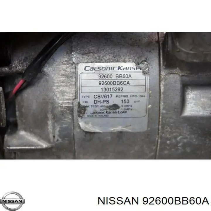 Купити 92600BB60A Nissan/Infiniti Компресор кліматичної установки