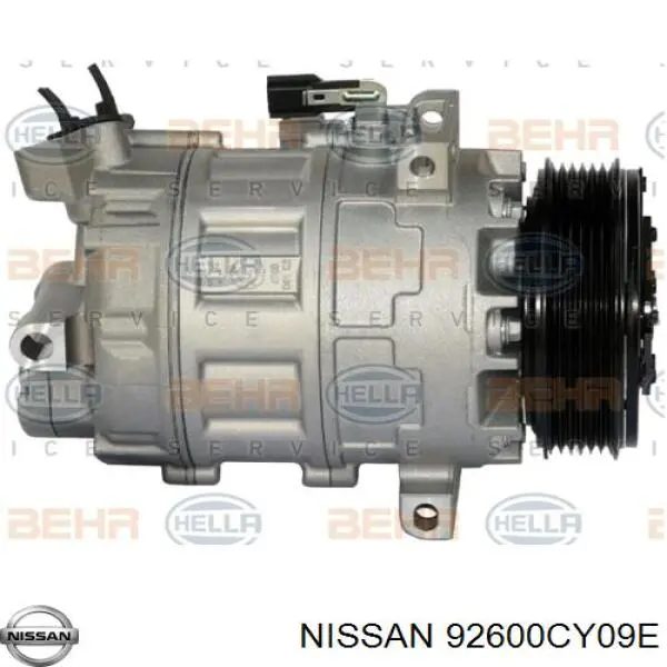 92600CY09E Nissan/Infiniti Компресор холодоагенту