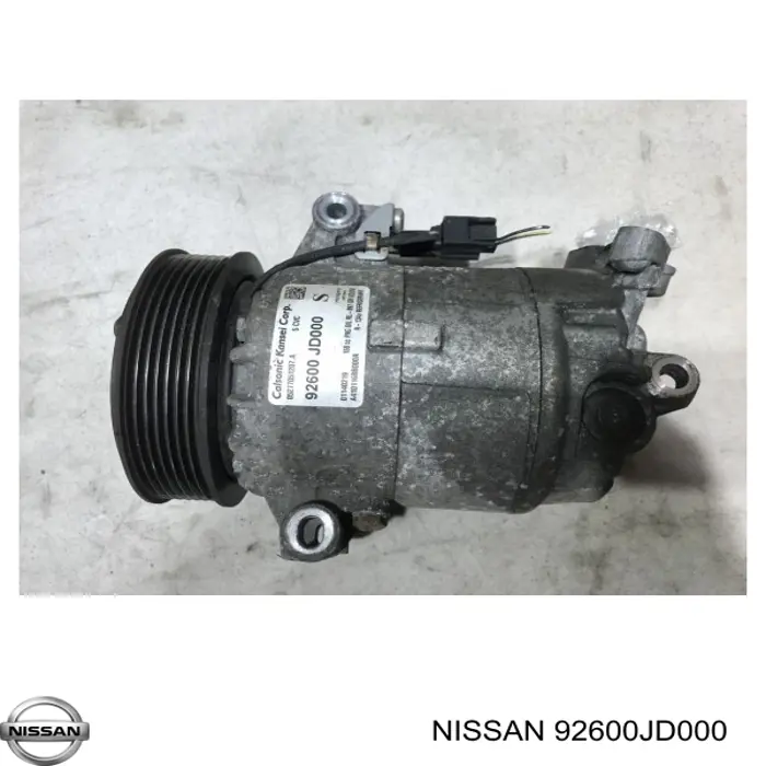 Компресор кондиціонера 92600JD000 Nissan/Infiniti