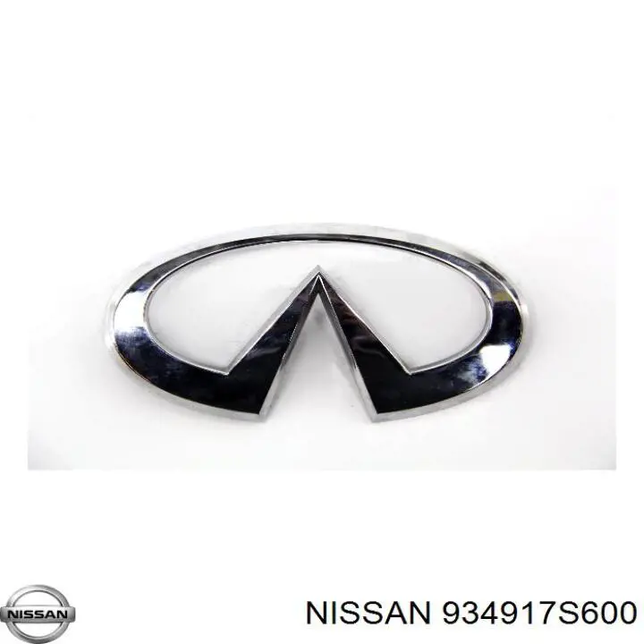 934917S600 Nissan/Infiniti Емблема кришки багажника, фірмовий значок
