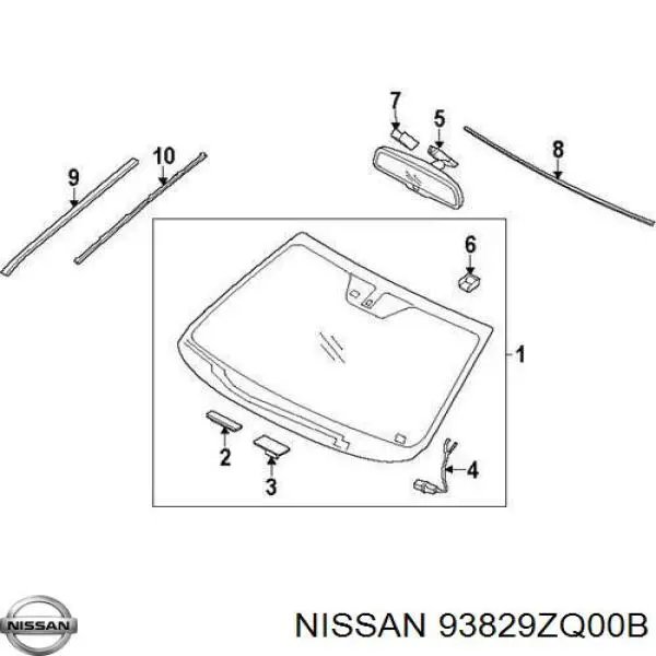 Купити 93829ZQ00B Nissan/Infiniti 