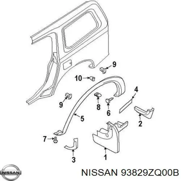 93829ZQ00B Nissan/Infiniti 