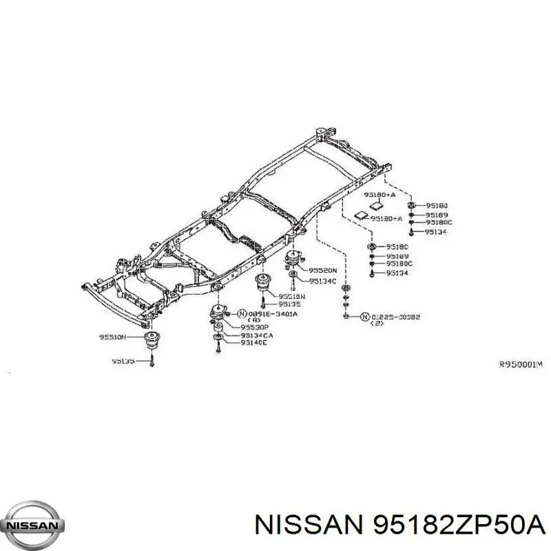  Nissan/Infiniti 95182ZP50A ціна, від 12.20 USD