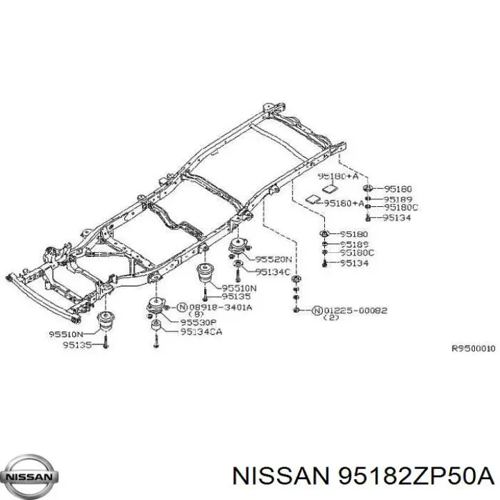 Купити 95182ZP50A Nissan/Infiniti 