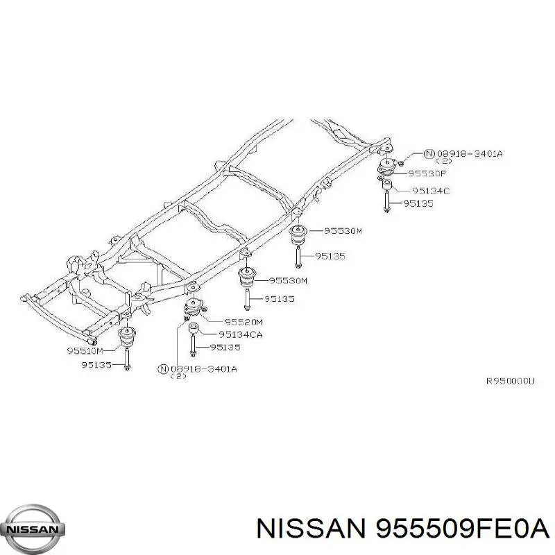 Купити 955509FE0A Nissan/Infiniti 