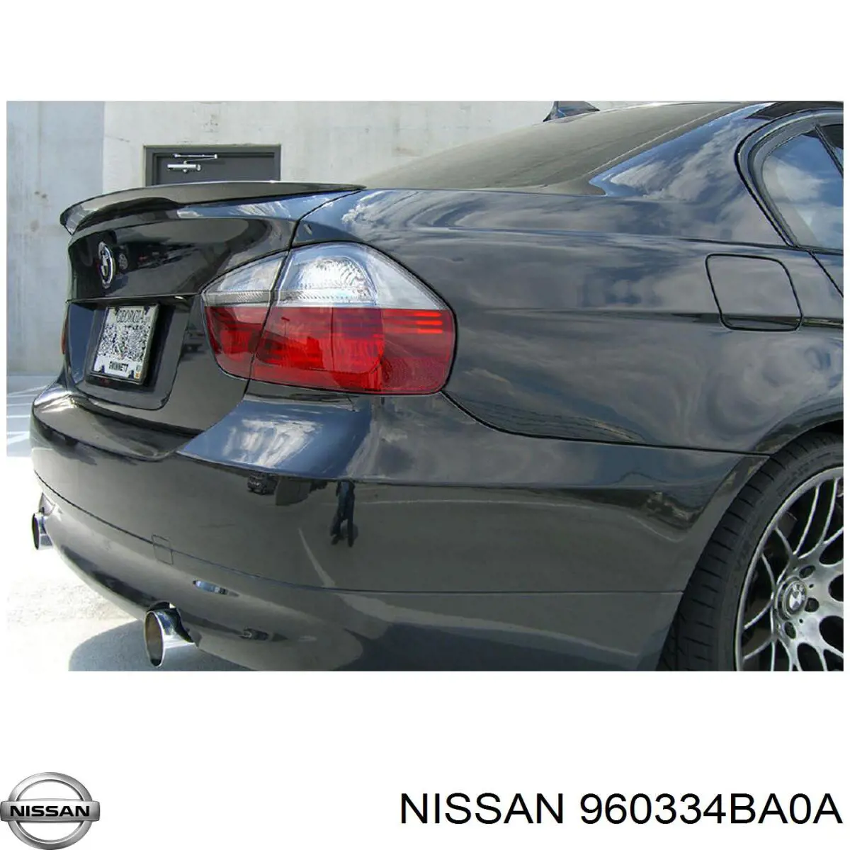 Спойлер кришки багажника 960334BA0A Nissan