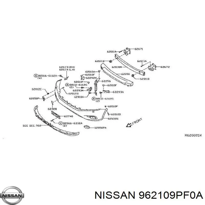 962109PF0A Nissan/Infiniti 