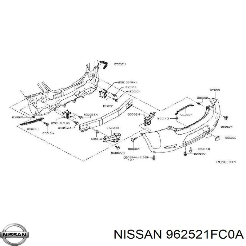 Купити 962521FC0A Nissan/Infiniti 