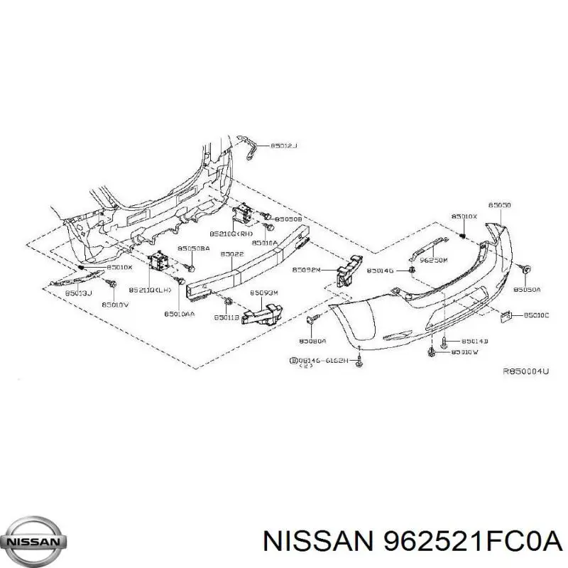  962521FC0A Nissan