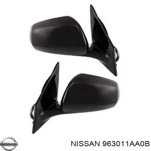 Праве дзеркало заднього виду на Nissan Murano  Z51