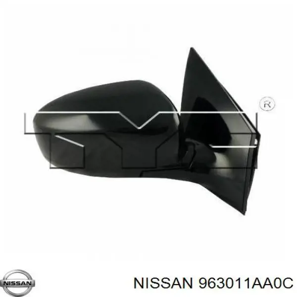 Купити 963011AA0C Nissan/Infiniti Дзеркало праве