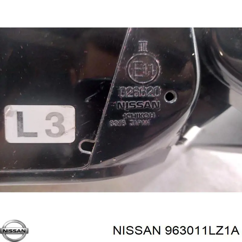 963011LZ1A Nissan/Infiniti Праве дзеркало заднього виду