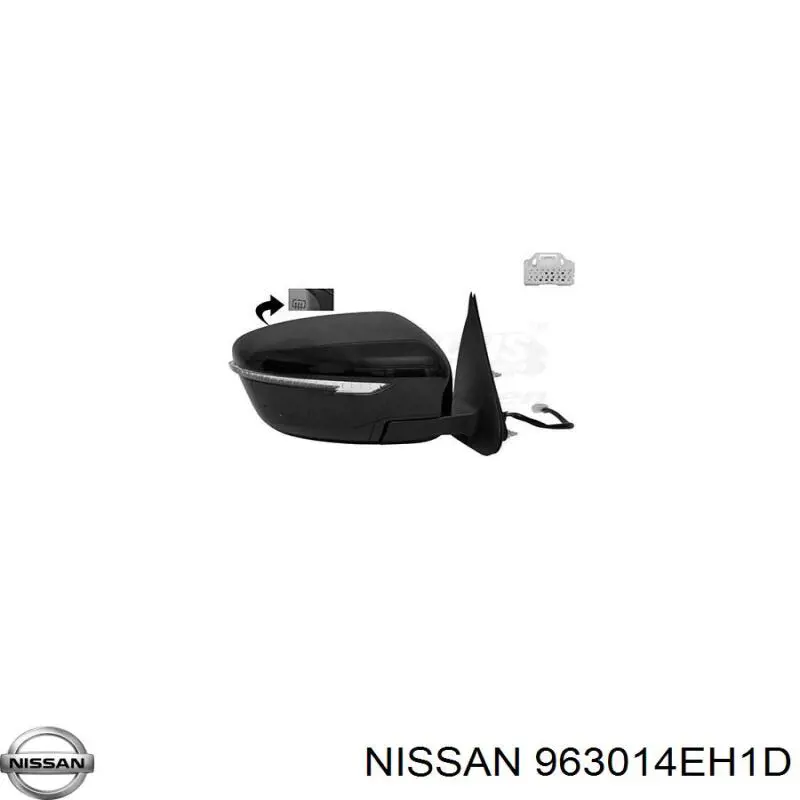 Купити 963014EH1E Nissan/Infiniti Дзеркало праве