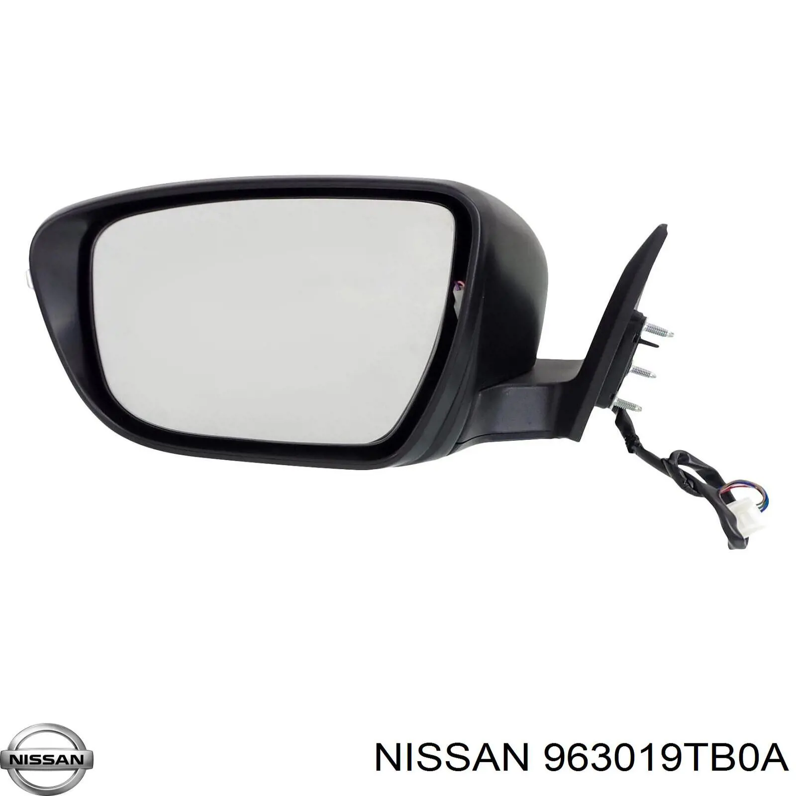 Праве бічне дзеркало Nissan/Infiniti 963019TB0A ціна, від 31.43 USD