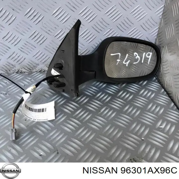 96301AX96C Nissan/Infiniti Праве дзеркало заднього виду