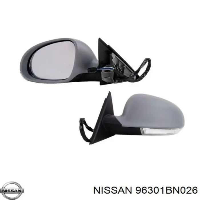 Купити 96301BN026 Nissan/Infiniti Дзеркало праве