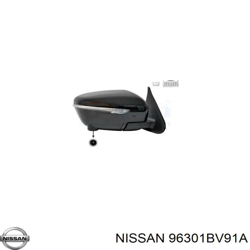96301BV91A Nissan/Infiniti Праве дзеркало заднього виду